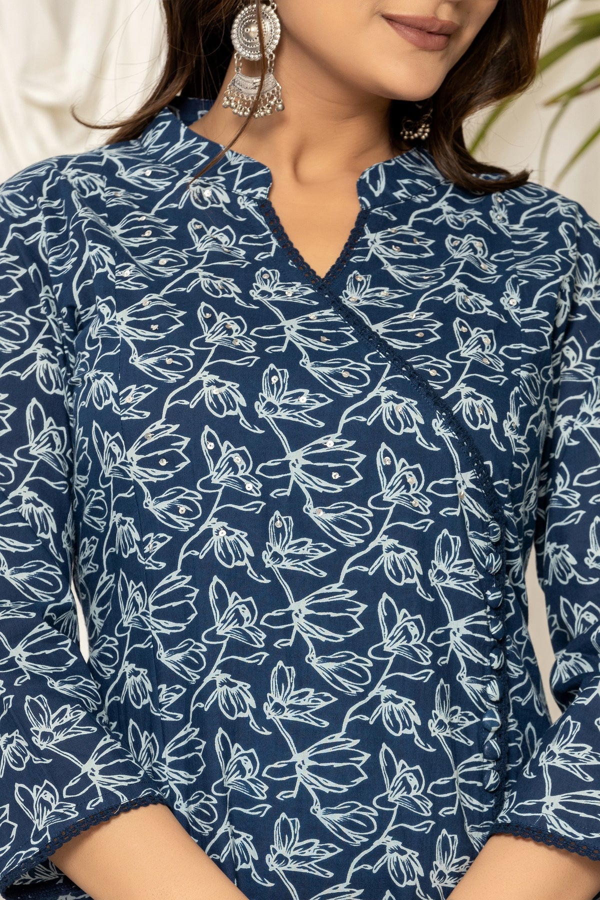 Naaya Angrakha Pure Cotton Kurta set