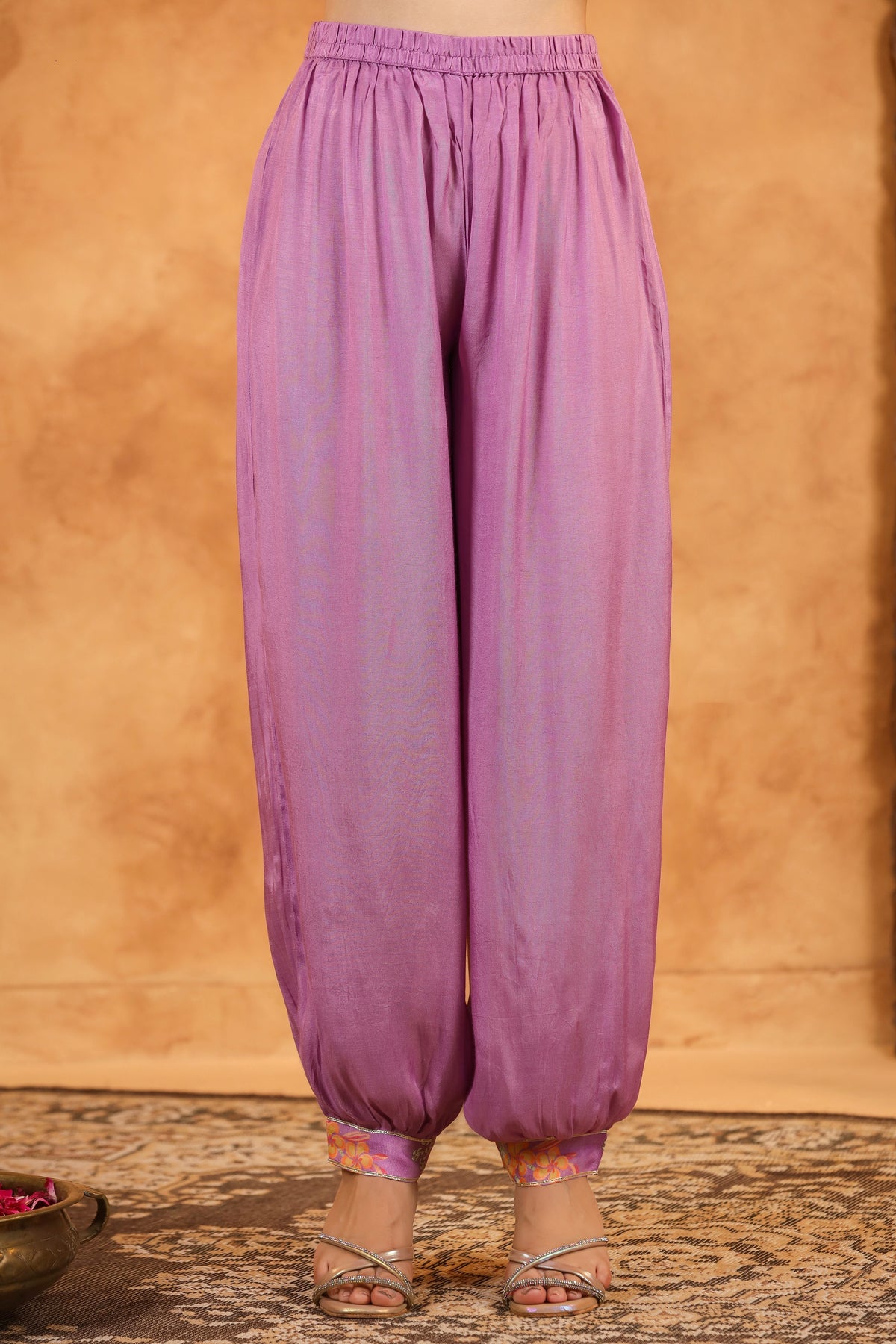 Lilac Muslin Suit Set