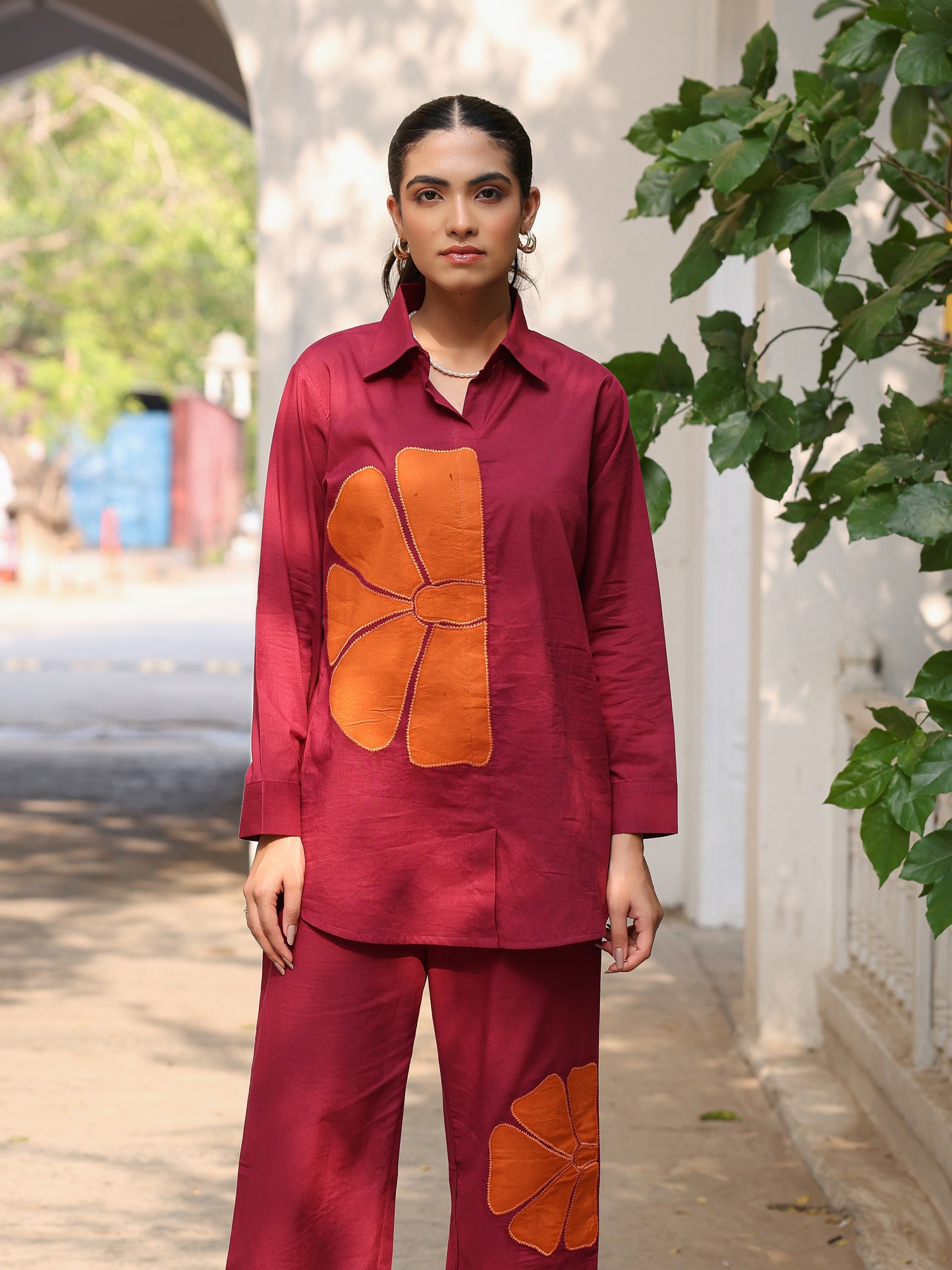 Pure Cotton Applique Co-ord Set