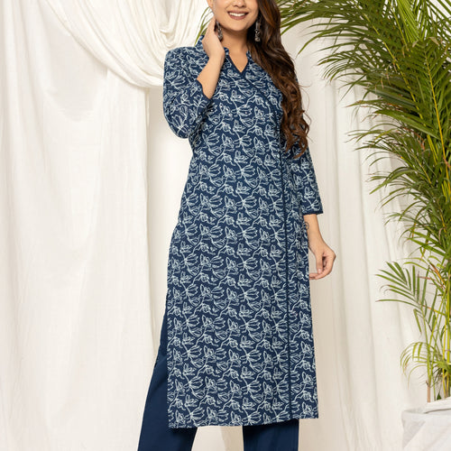 Naaya Angrakha Pure Cotton Kurta set