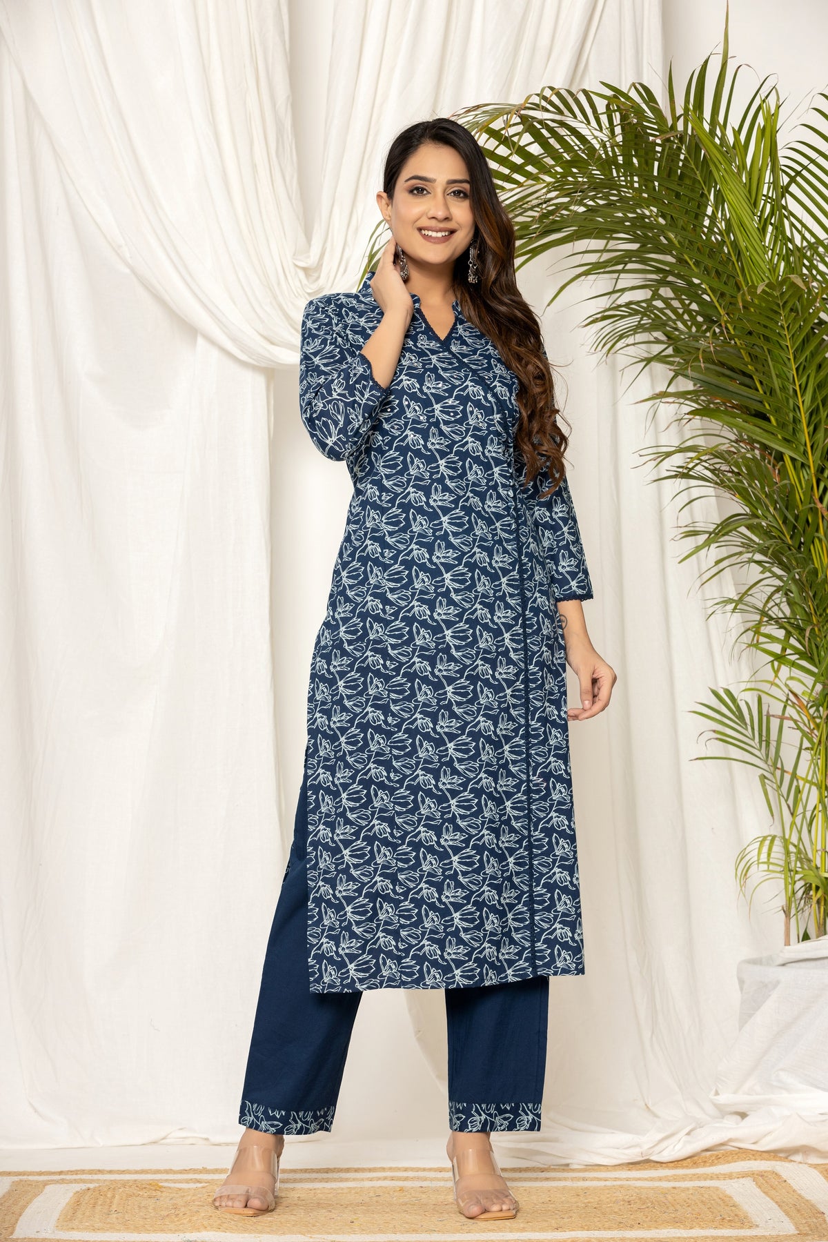 Naaya Angrakha Pure Cotton Kurta set
