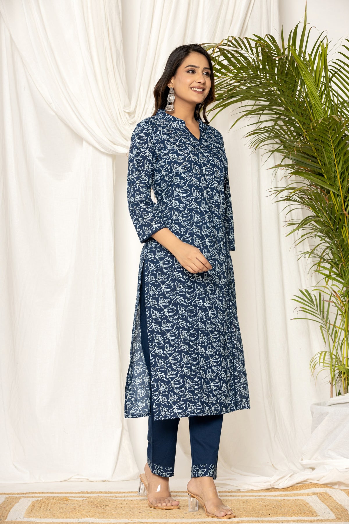 Naaya Angrakha Pure Cotton Kurta set