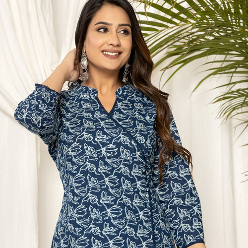 Naaya Angrakha Pure Cotton Kurta set