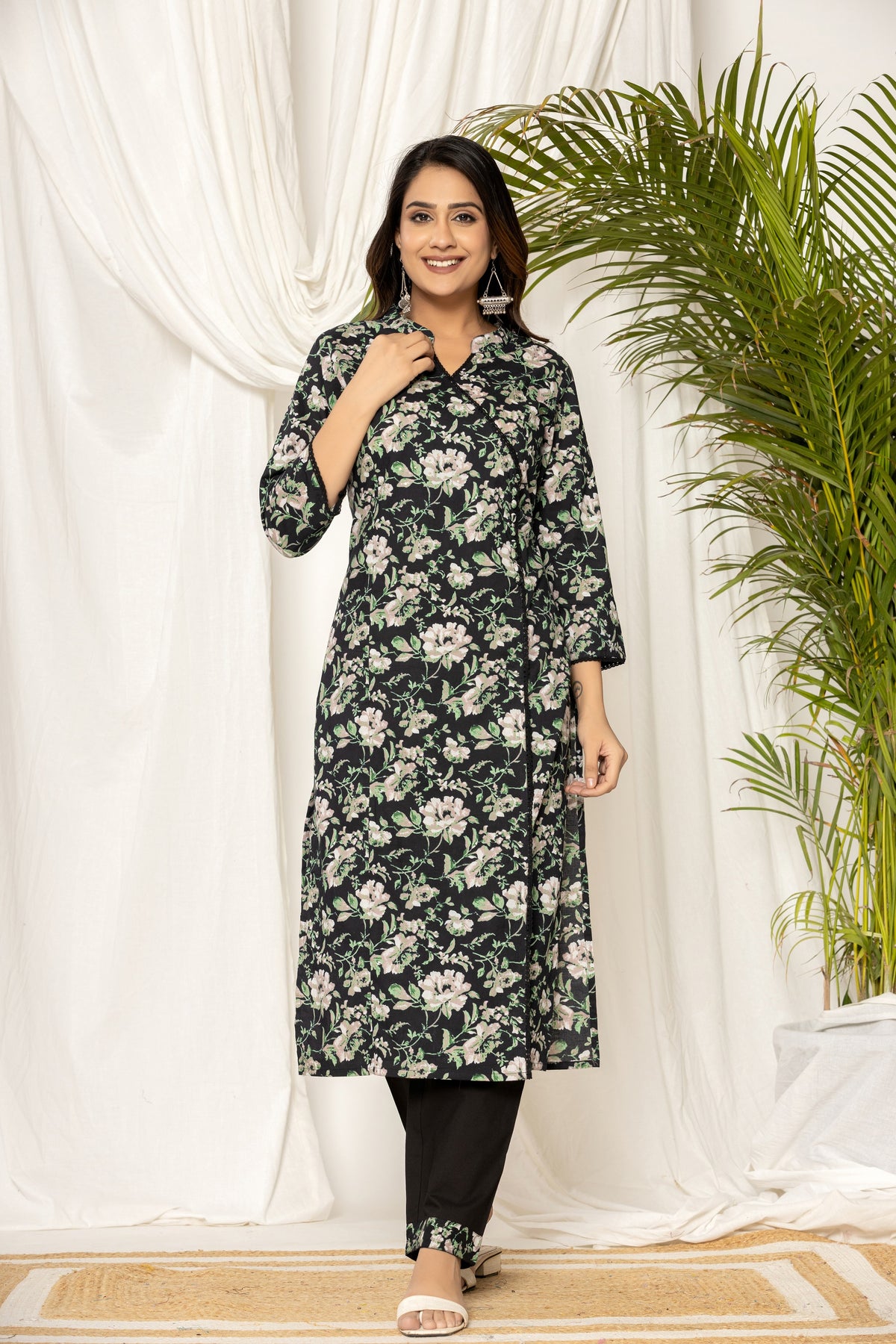 Naaya Angrakha Pure Cotton Kurta set