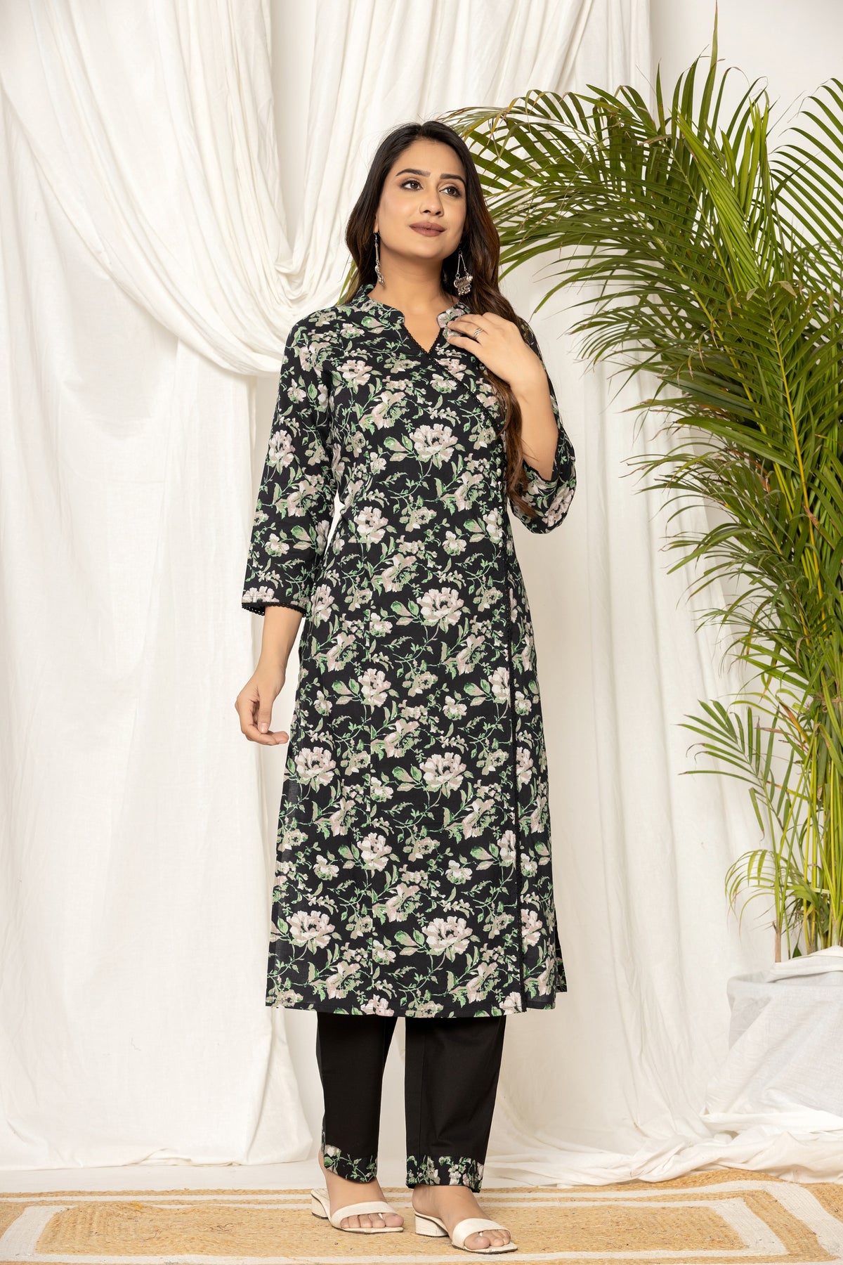 Naaya Angrakha Pure Cotton Kurta set