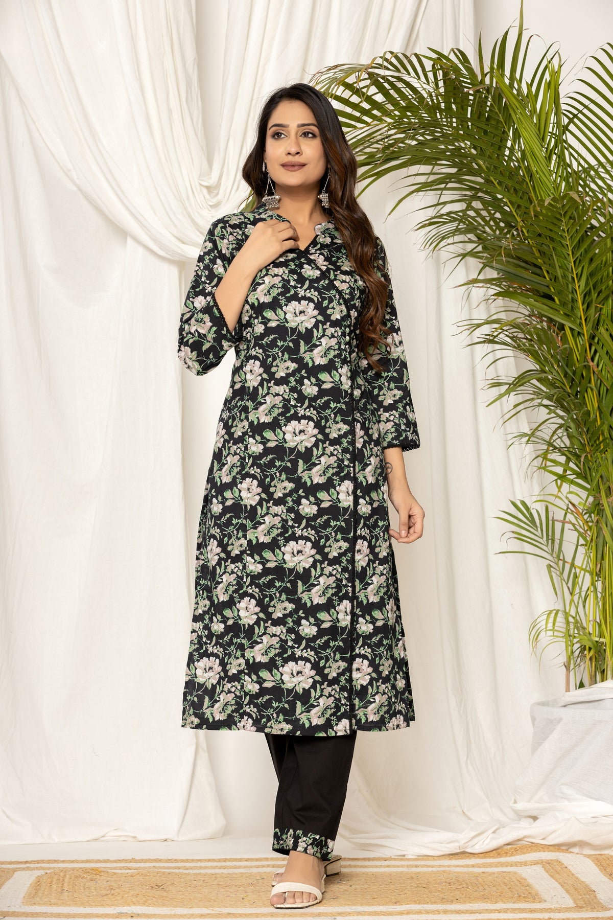 Naaya Angrakha Pure Cotton Kurta set