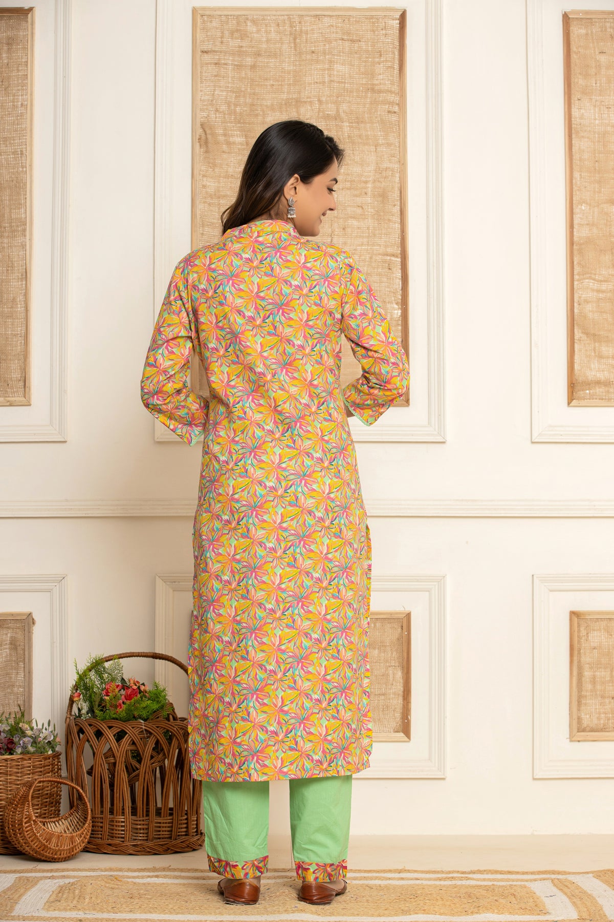 Reet Angrakha Pure Cotton Kurta set