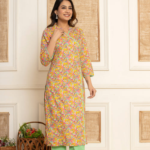 Reet Angrakha Pure Cotton Kurta set