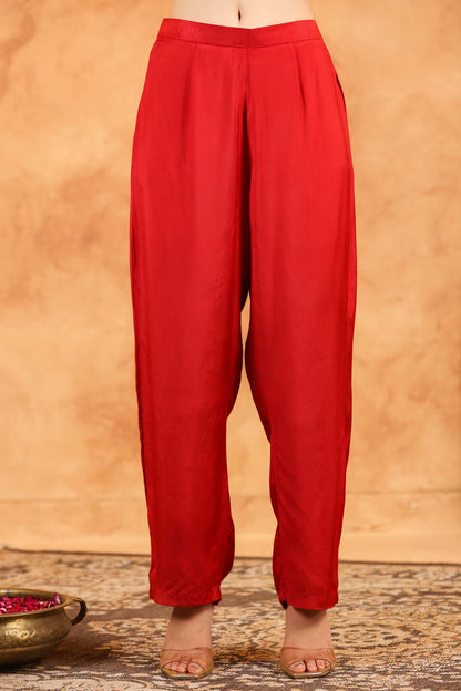 Red Pakisthani Suit Set