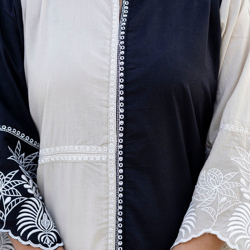 Mila Pure Cotton Embroidery Co-ord Set