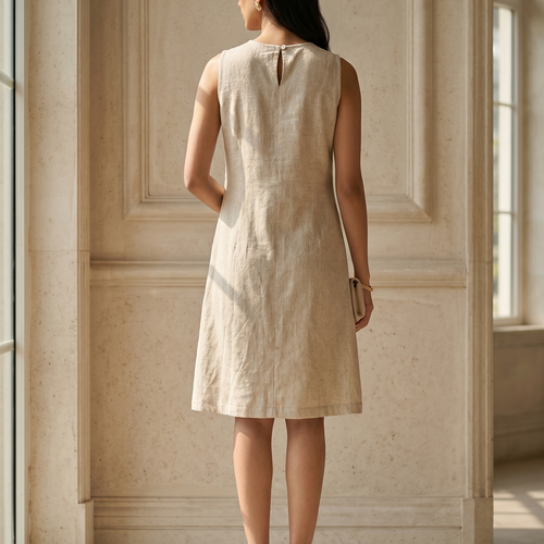 Tulip Applique Jute Dress