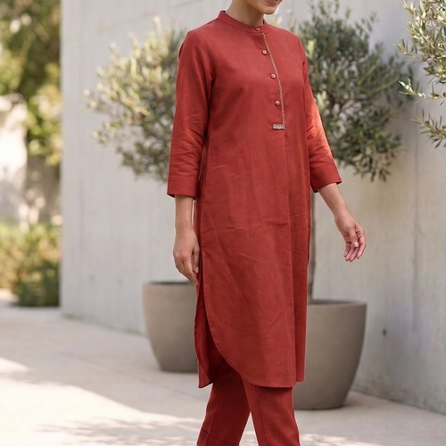 Maroon Matrix Co-Ord