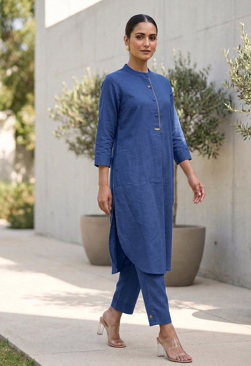 Indigo Matrix Co-Ord