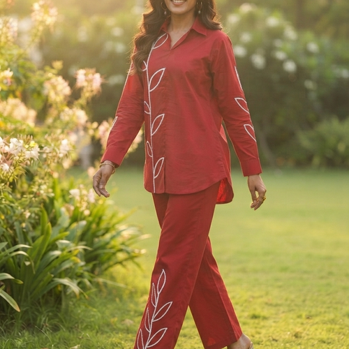 Ela Embroidered Co-ord Set