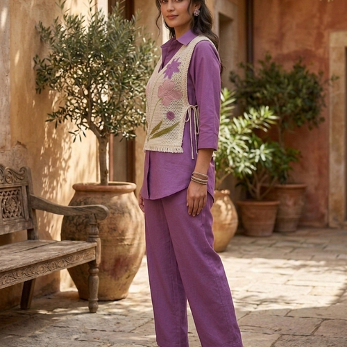 Orchid Vest Co-ord Set