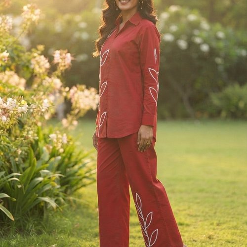 Ela Embroidered Co-ord Set