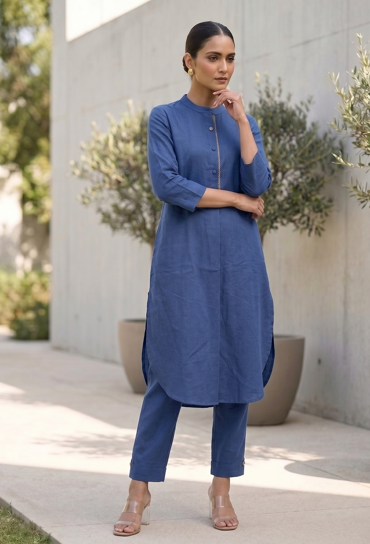 Indigo Matrix Co-Ord