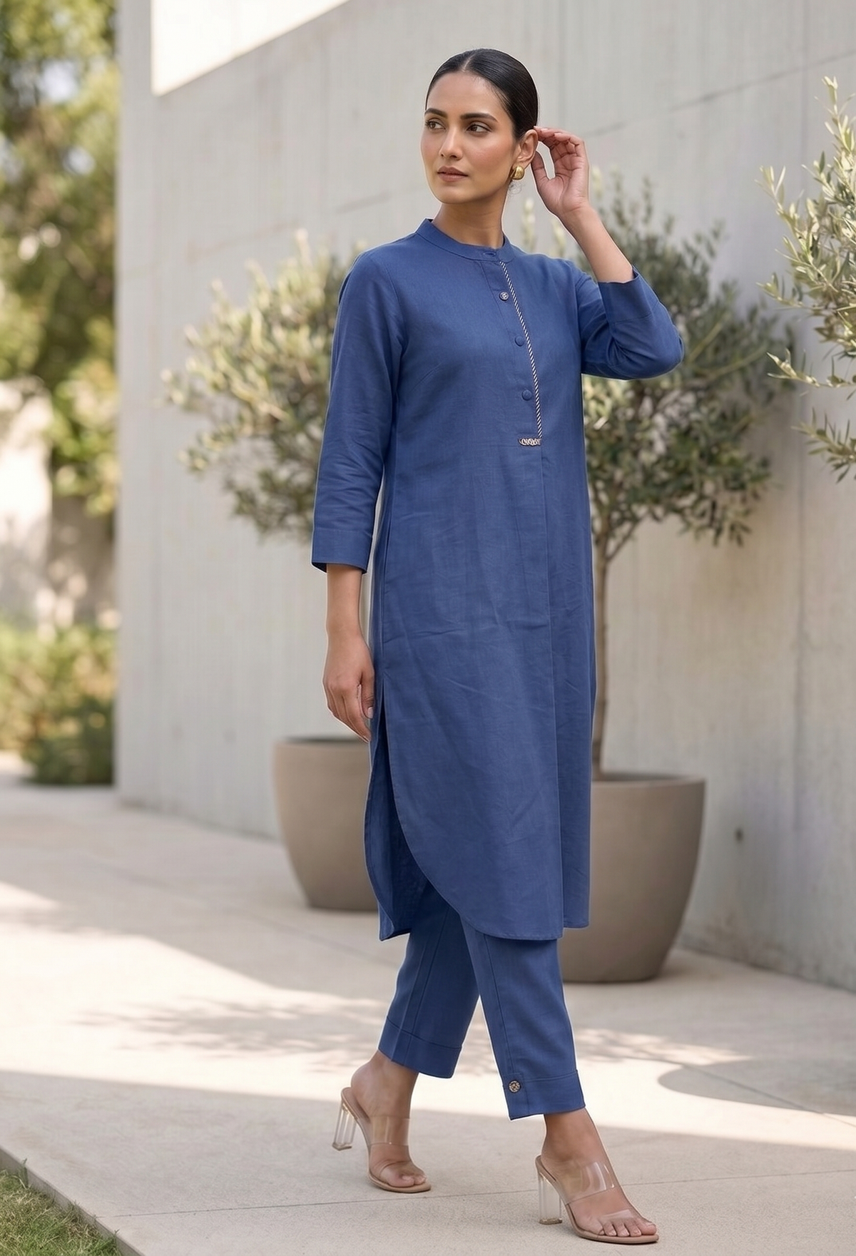 Indigo Matrix Co-Ord