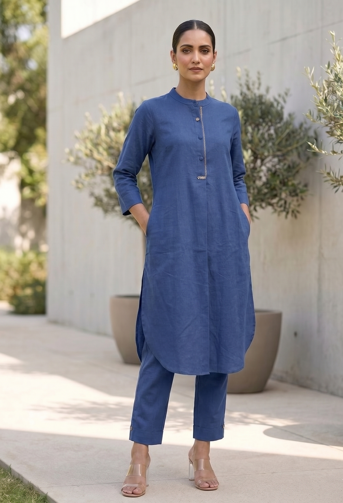 Indigo Matrix Co-Ord