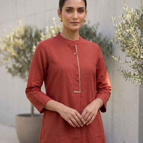 Maroon Matrix Co-Ord