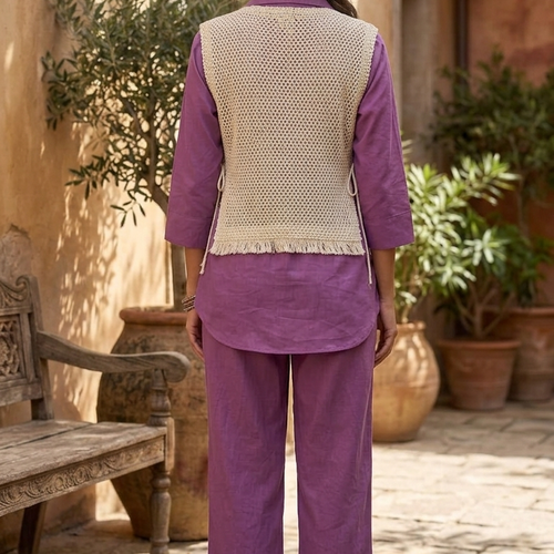 Orchid Vest Co-ord Set