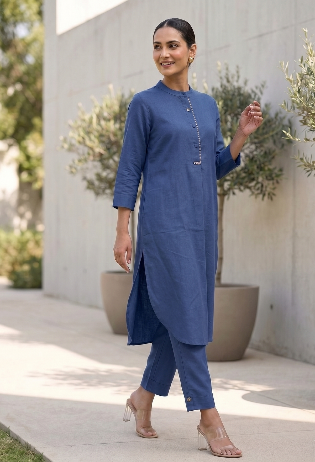 Indigo Matrix Co-Ord