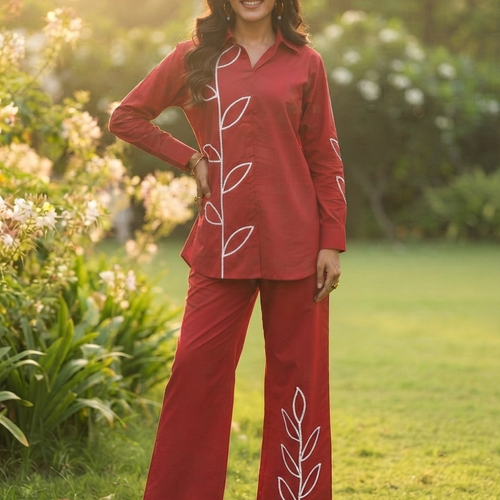 Ela Embroidered Co-ord Set