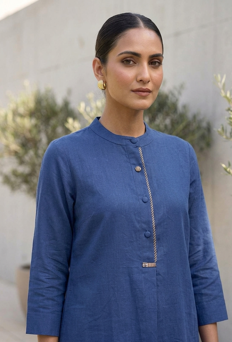 Indigo Matrix Co-Ord