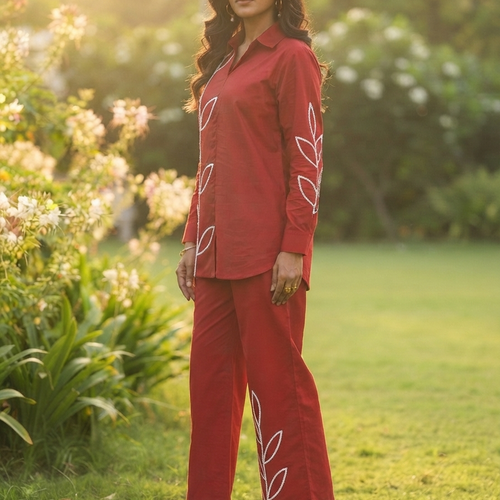 Ela Embroidered Co-ord Set