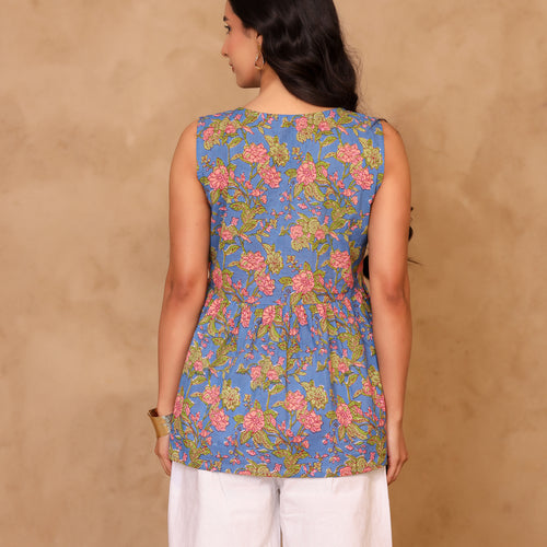Amber Pure cotton Peplum Top
