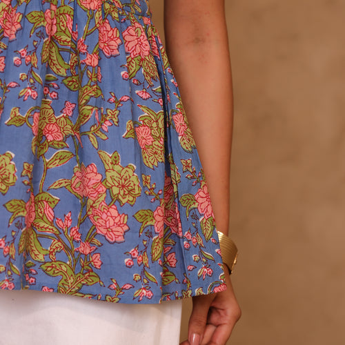 Amber Pure cotton Peplum Top