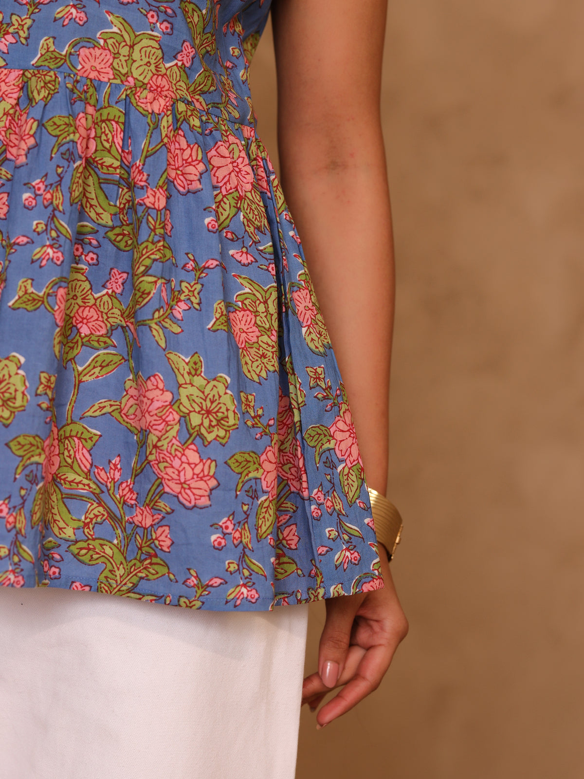 Amber Pure cotton Peplum Top