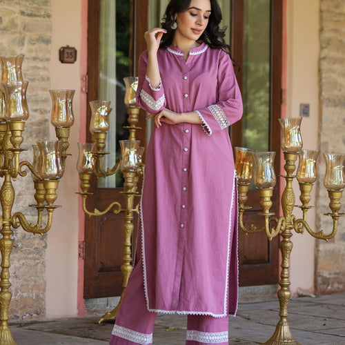Rumi Handloom Cotton Kurta Set