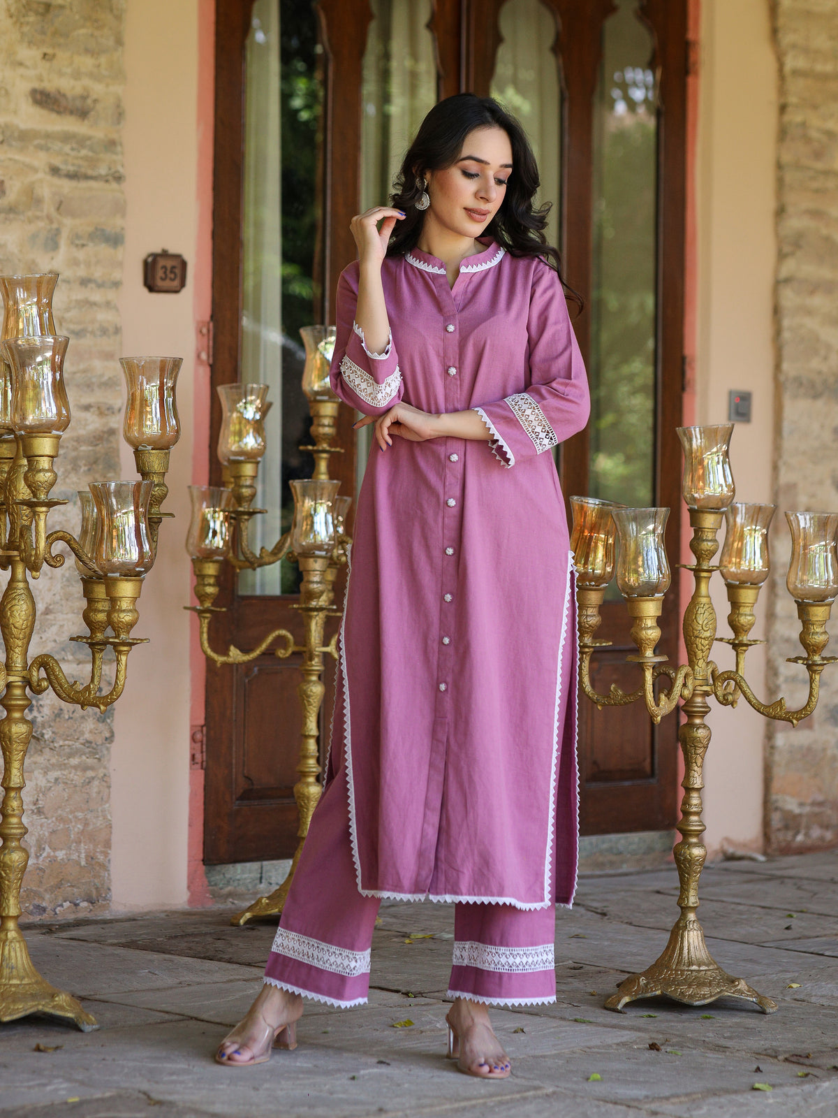 Rumi Handloom Cotton Kurta Set