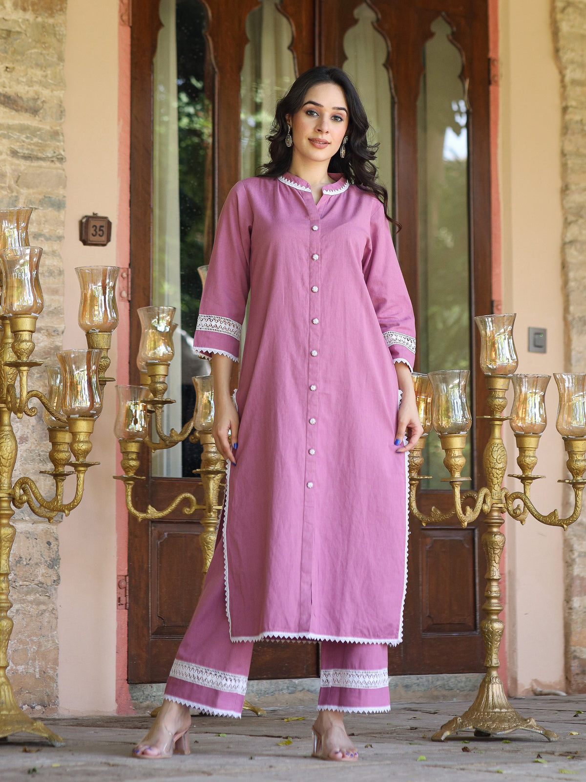 Rumi Handloom Cotton Kurta Set