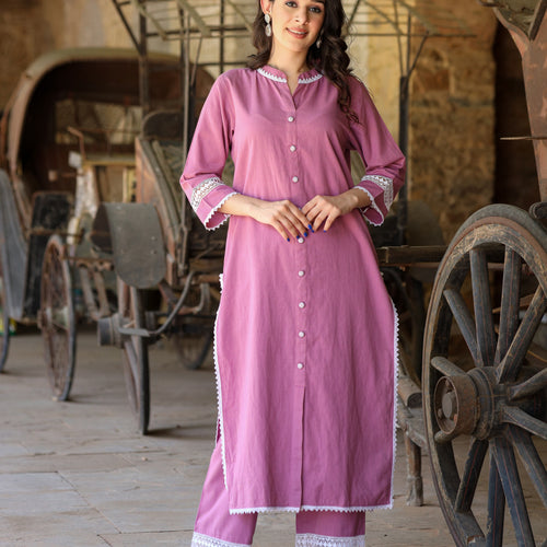 Rumi Handloom Cotton Kurta Set