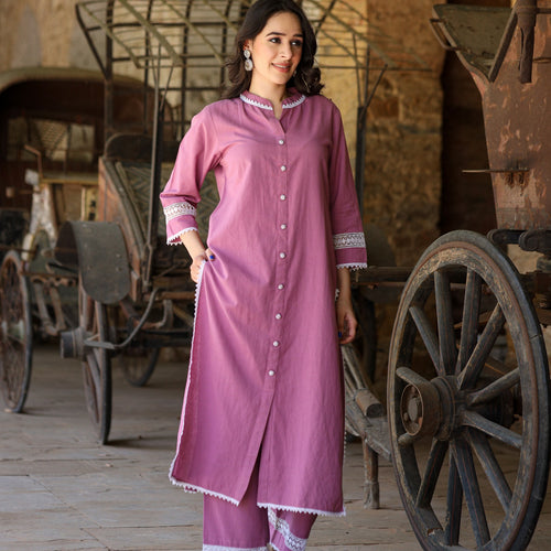 Rumi Handloom Cotton Kurta Set