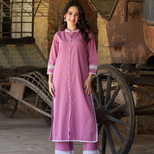 Rumi Handloom Cotton Kurta Set