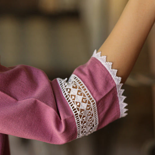 Rumi Handloom Cotton Kurta Set