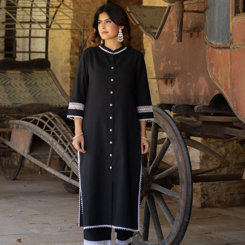 Rumi Handloom Cotton Kurta Set