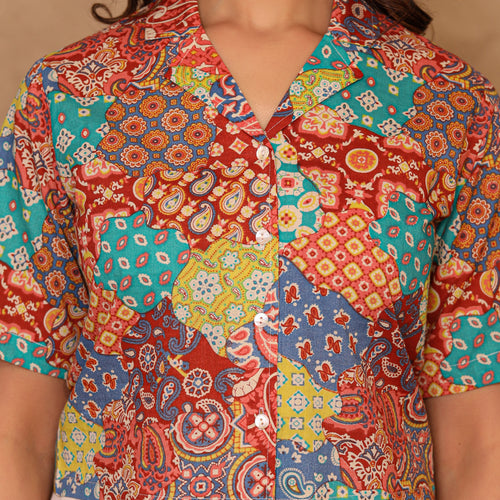 Remi Pure Cotton Crop Shirt