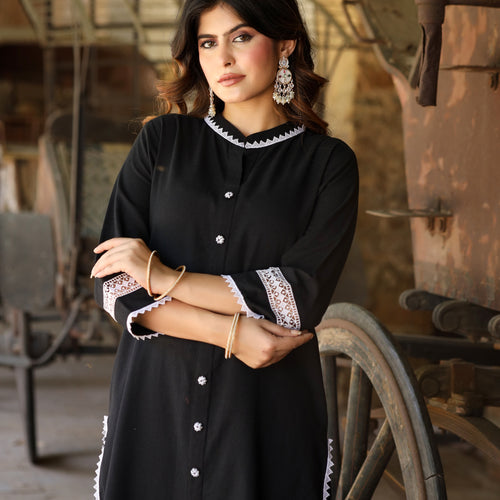 Rumi Handloom Cotton Kurta Set
