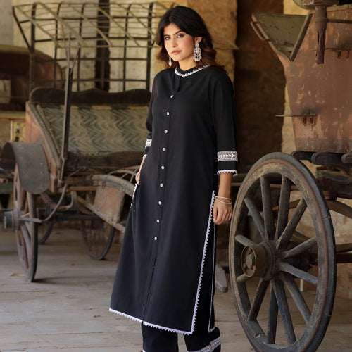 Rumi Handloom Cotton Kurta Set