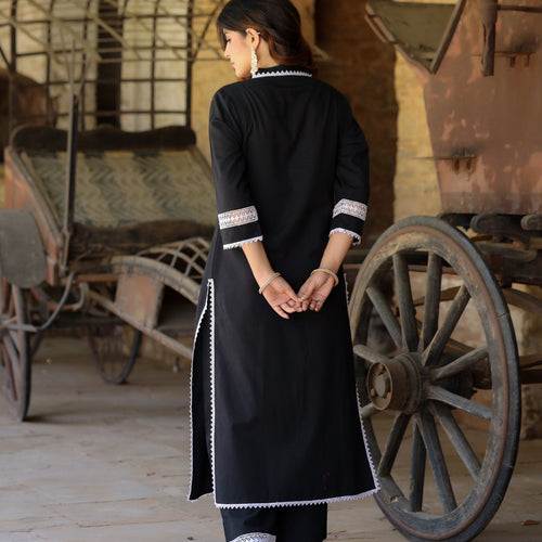 Rumi Handloom Cotton Kurta Set