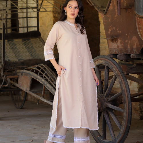Rumi Handloom Cotton Kurta Set