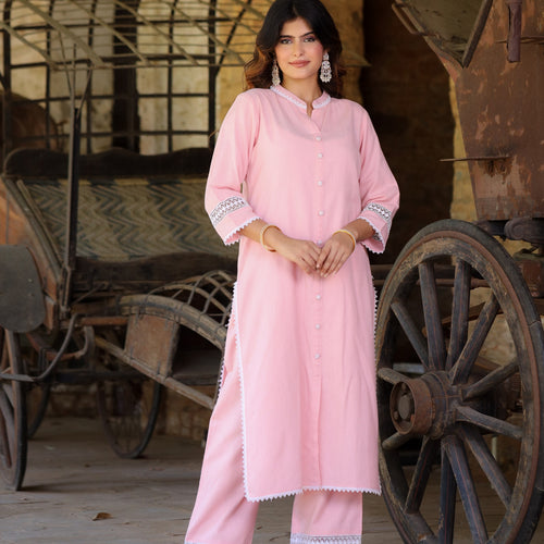 Rumi Handloom Cotton Kurta Set