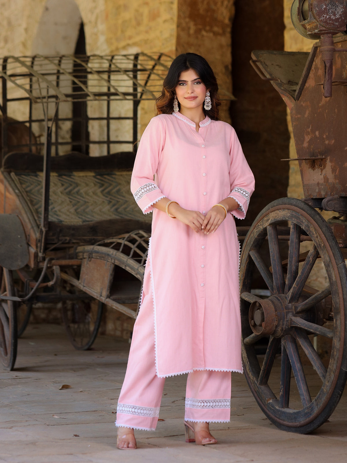 Rumi Handloom Cotton Kurta Set