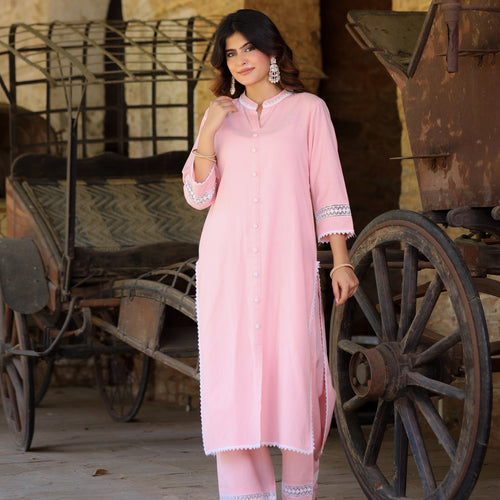 Rumi Handloom Cotton Kurta Set