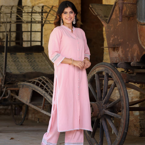 Rumi Handloom Cotton Kurta Set