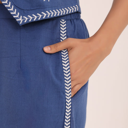 Vera Embriodered Vest Set
